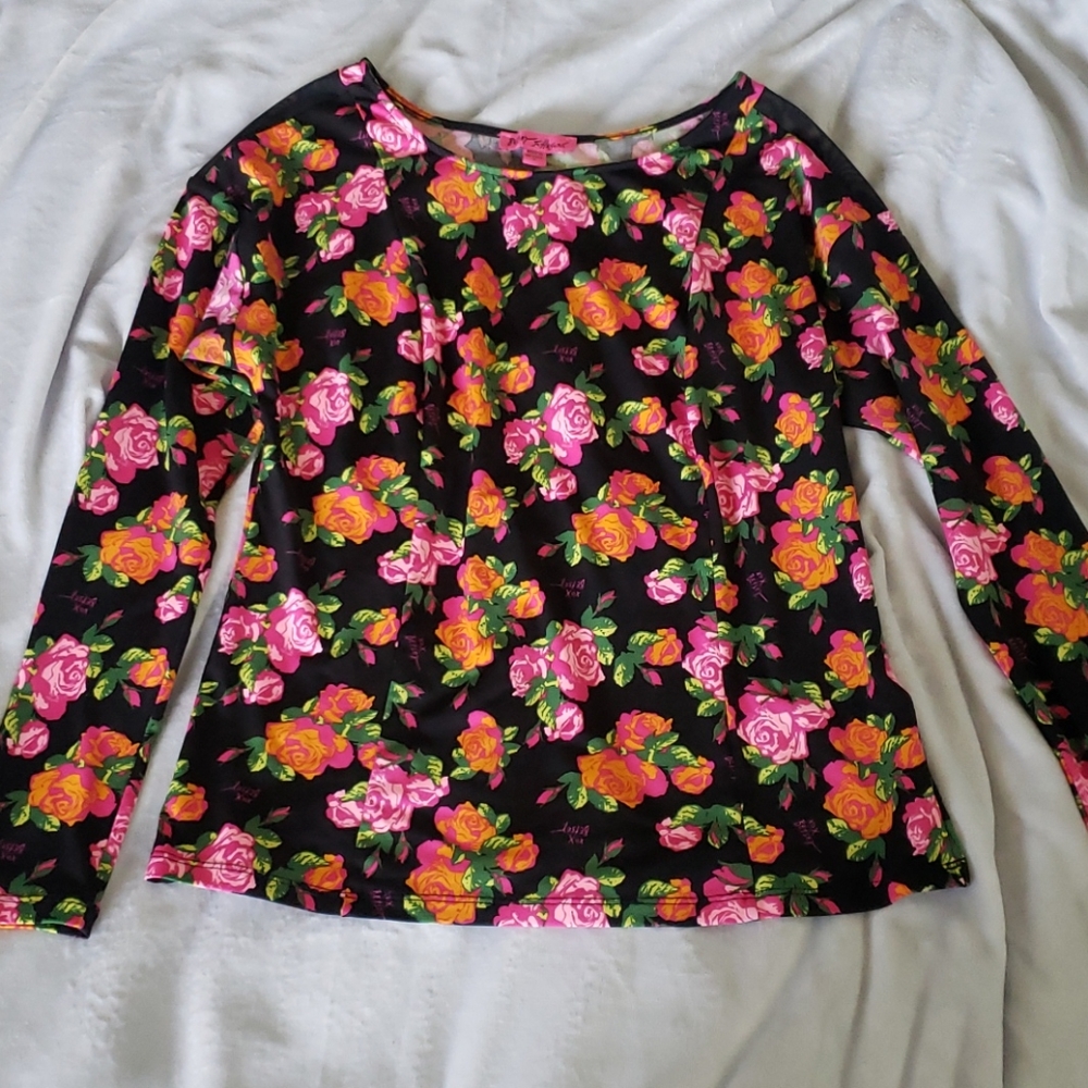 Betsey Johnson athletic top small